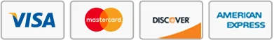 Accepted payment cards